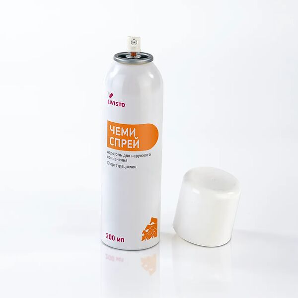 Чеми аэрозоль livisto для наружного применения