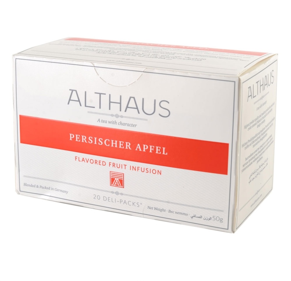 

Чай фруктовый Althaus Персидское яблоко в пакетиках, 20 шт.