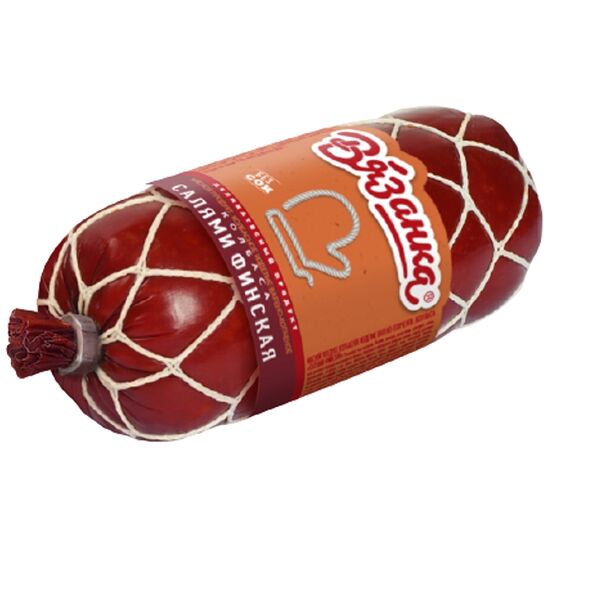 Салями варёно-копчёные Вязанка Финская