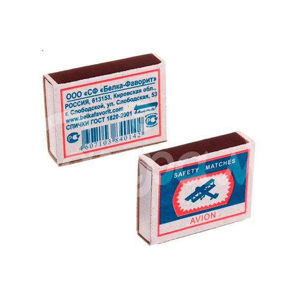 Спички ГОСТ Белка 1820-2001
