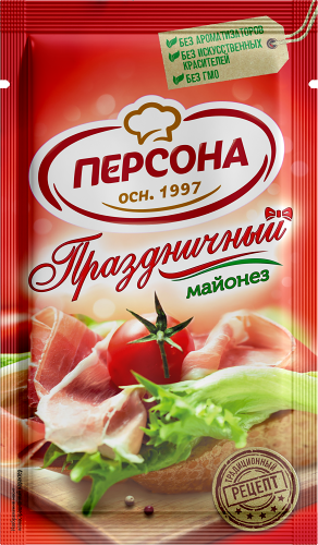 Майонез Персона Праздничный классический 50%, саше