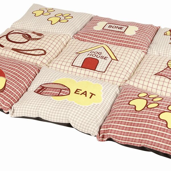 TRIXIE Подстилка для животных Patchwork красно-бежевый 80x55см