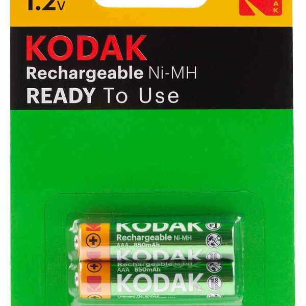Аккумулятор AAA Kodak HR03-2BL 850 mАh, 2 шт.