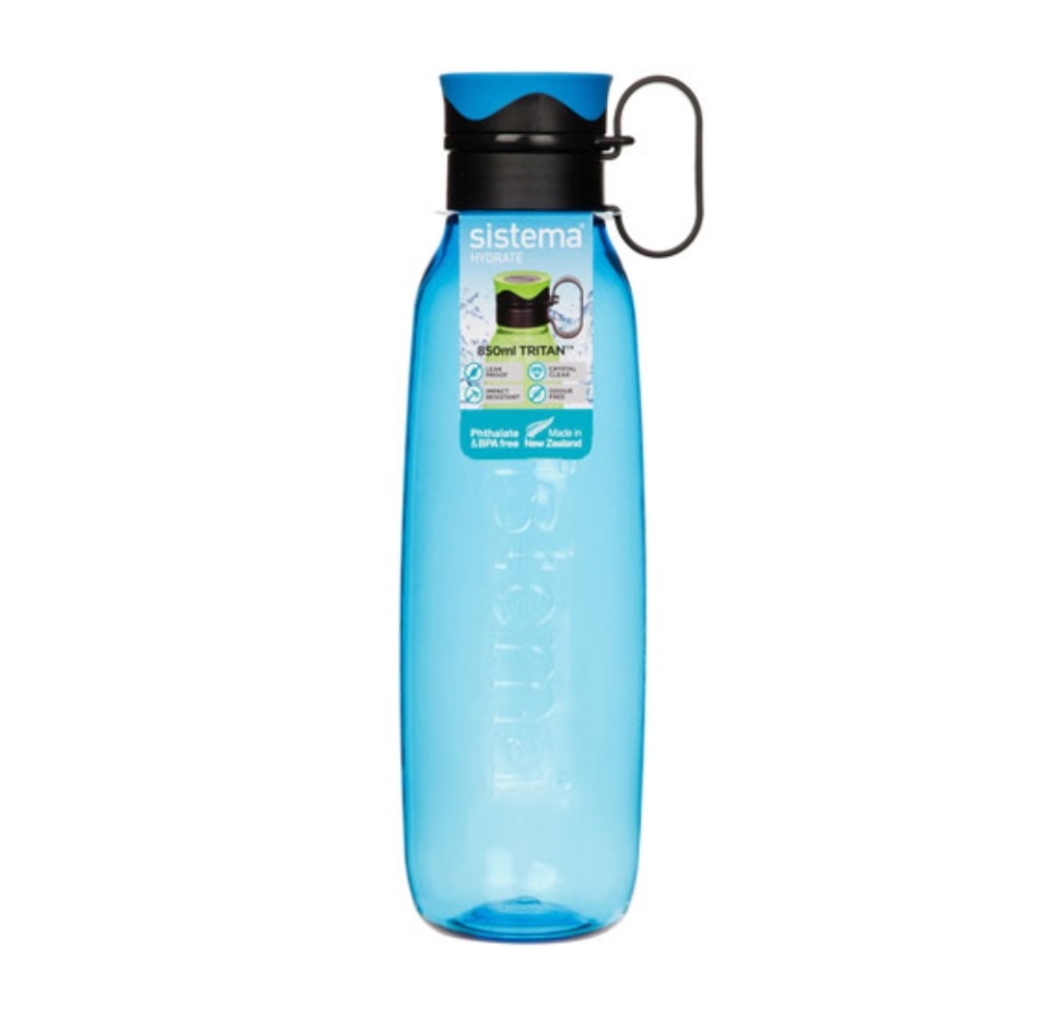 

Бутылка для воды Sistema с петелькой тритан 850мл, в ассортименте