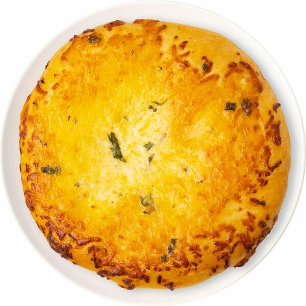 Лепешка сырная с зеленью и чесноком