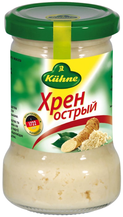 

Хрен Kuhne острый 140 г