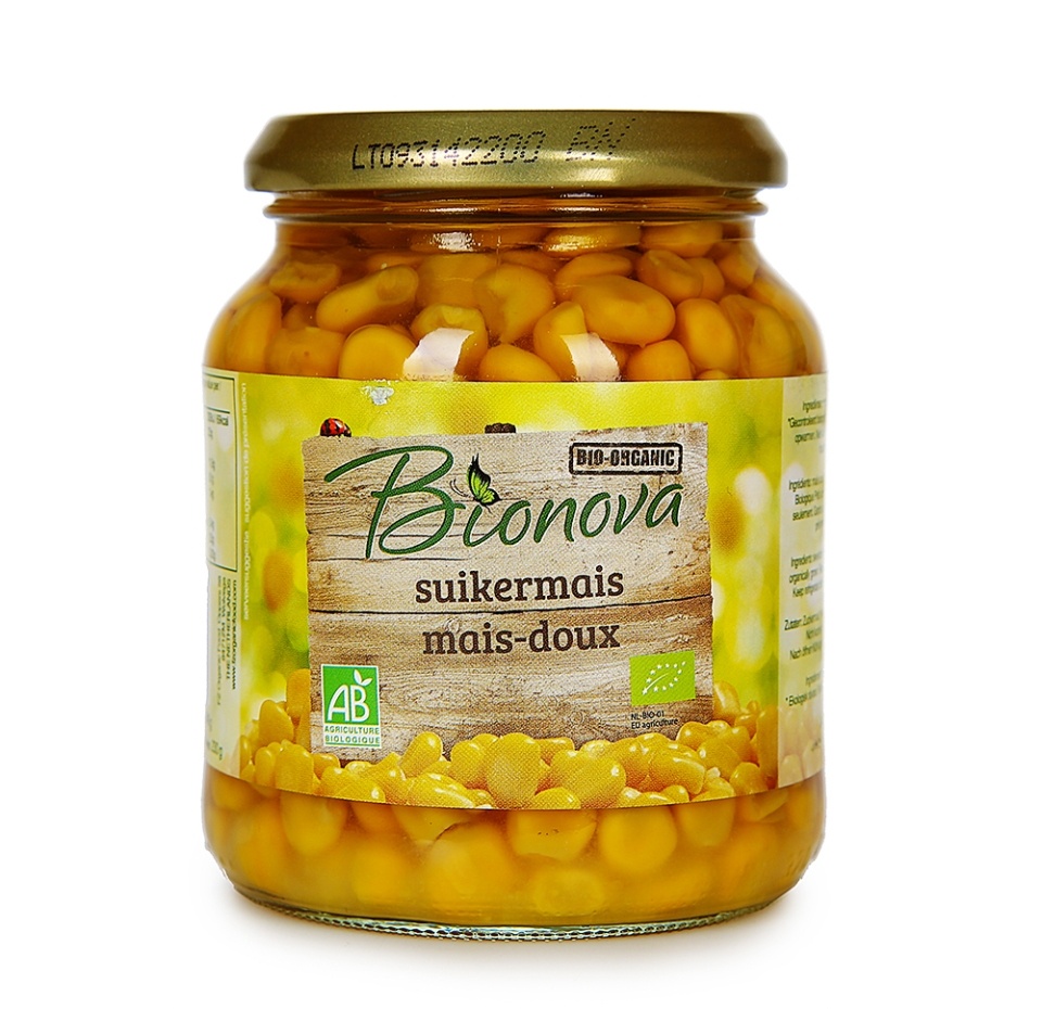 

Кукуруза сладкая консервированная, Bionova