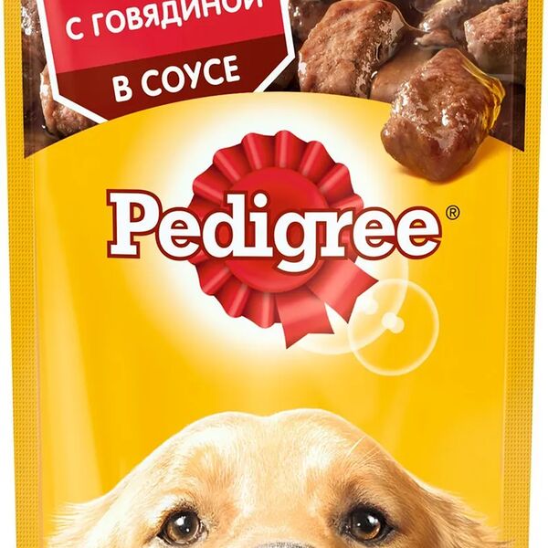 Влажный корм PEDIGREE для собак, говядина в соусе