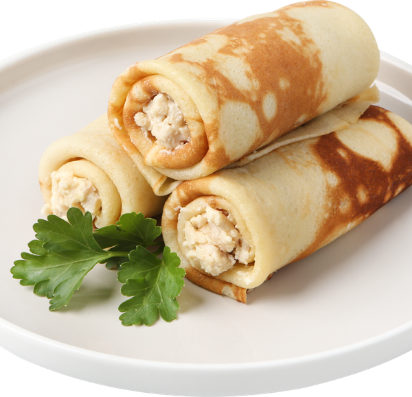 Блинчики с курицей вес