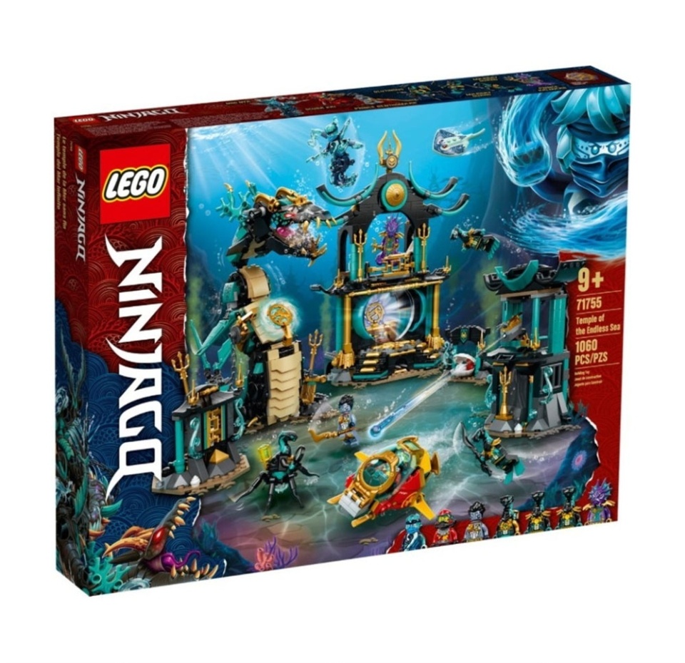 

Конструктор «Ninjago. Храм Бескрайнего моря» 9+, Lego, 1060 деталей, Чехия