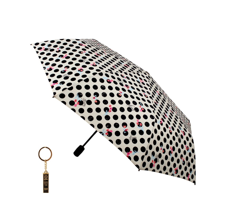 

Зонт женский Flioraj LOVE DROPS автомат 3 сложения арт.16061 FJ Premium Китай