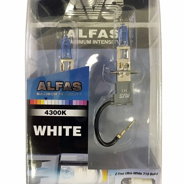 Газонаполненные лампы AVS ALFAS Maximum Intensity 4300К H1 24V 85W, комплект 2+2 (T-10) шт.