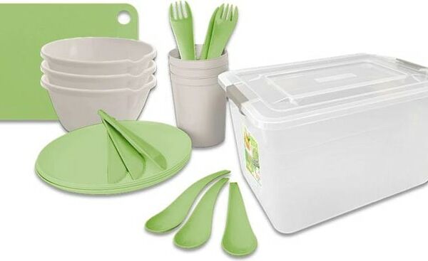 Набор для пикника Plast Team Picnic time на 3 персоны 20 предметов 30.5*21.5*18.4см