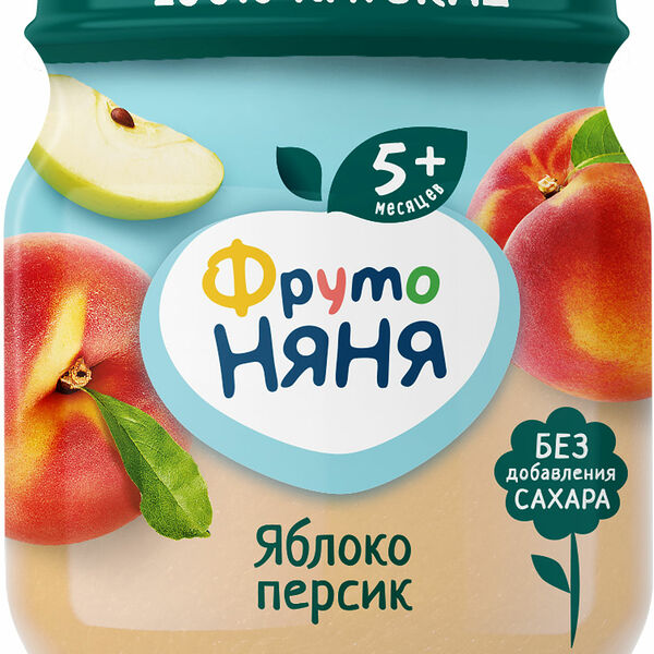 Пюре детское ФрутоНяня яблоко-персик
