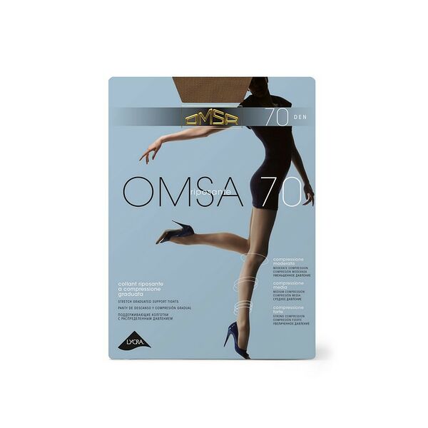 Женские колготки Omsa Attiva 70 den Daino 2 размер