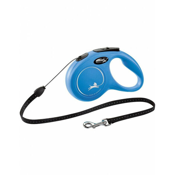 Flexi Рулетка New Classic S трос 5м/12кг синяя