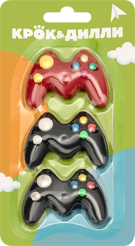 Набор ластиков КРОК&ДИЛЛИ Джостики, Арт. LTA0929034, 3шт