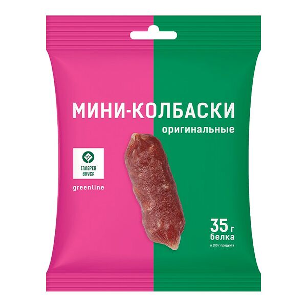 Колбаски Мини-колбаски оригинальные с/в изд колб из м/пт салями сорта экстра охл мгс 60г АК Колос