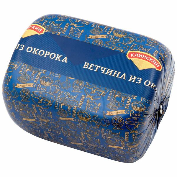 Ветчина варёная Клинский МК из свиного окорока