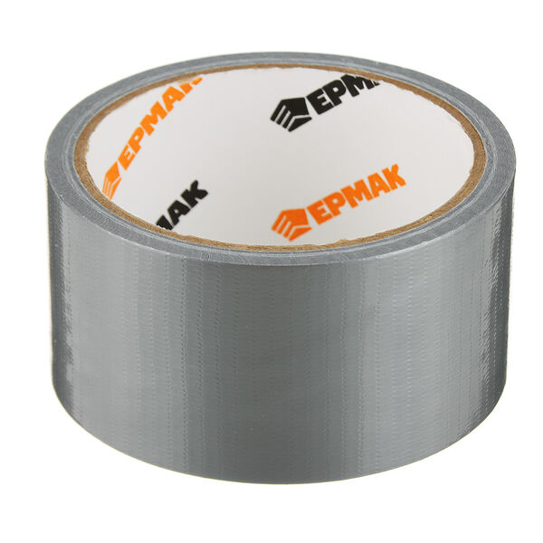 Клейкая лента Ермак армированная серебряная 48 мм 10 м