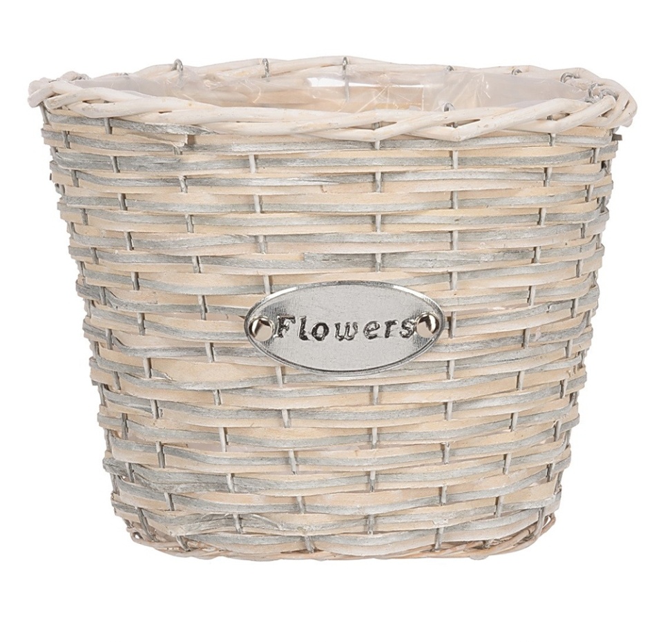 

Кашпо из щепы Вещицы Д270 Ш270 В200 натуральный, Китай