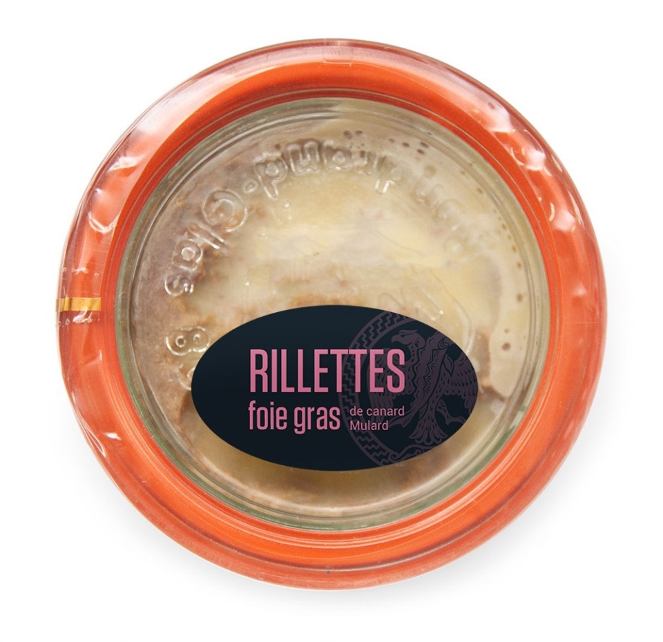 

Консервы из мяса уток Русский икорный дом паштетные мясные с фуа-гра "Rillettes de canard foie gras" стерилизованные 120 г ст/б Беларусь