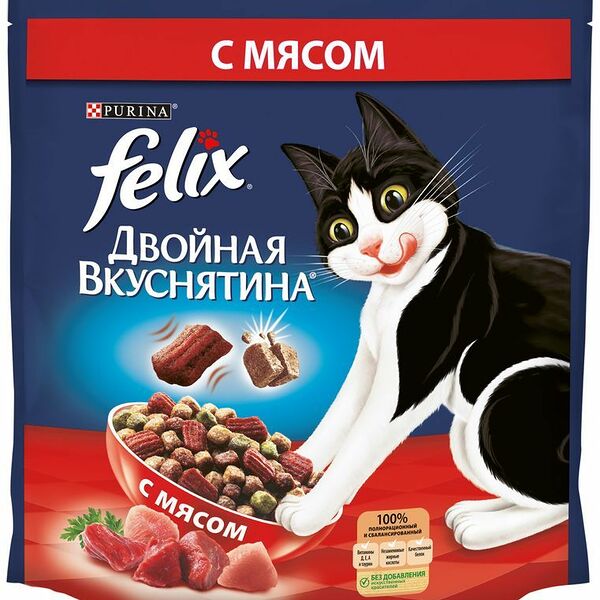 Felix Двойная вкуснятина для кошек Мясо