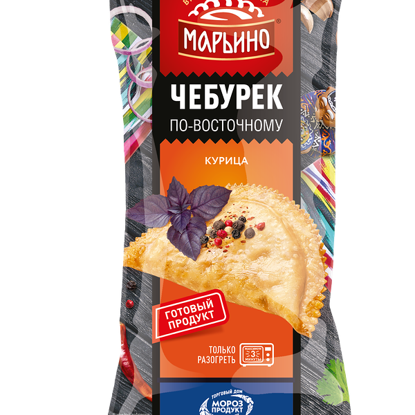 Чебурек жареный По-восточному с курицей 130г Марьино