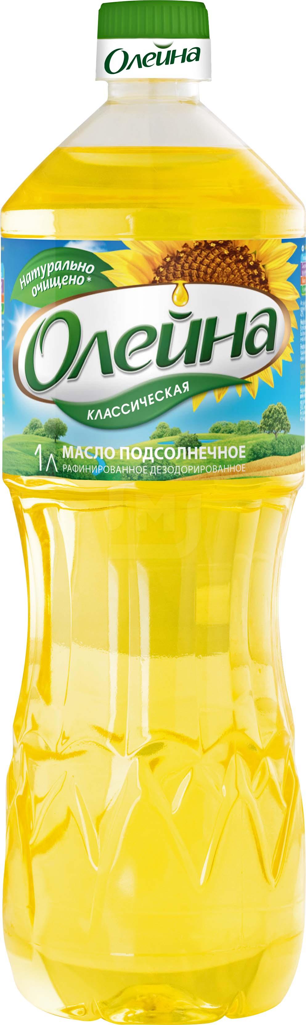 

Масло подсолнечное Олейна 1л