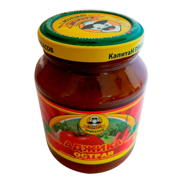 Аджика Капитан Припасов 260г острая ст/б