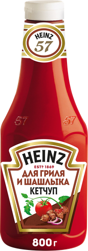 

Томатный кетчуп Heinz для гриля и шашлыка, 800 г