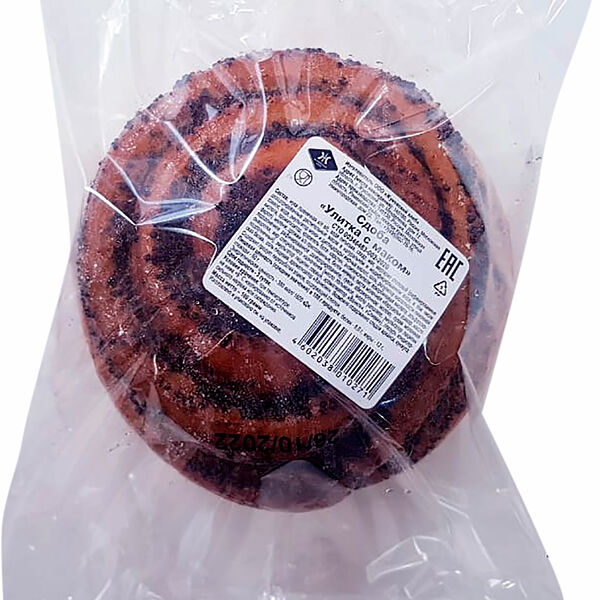 Сдоба Жуковский хлеб Улитка с маком