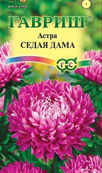 Семена Гавриш Астра Седая Дама 0.3г