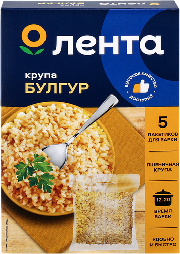 Булгур Лента в пакетиках, 5х80г
