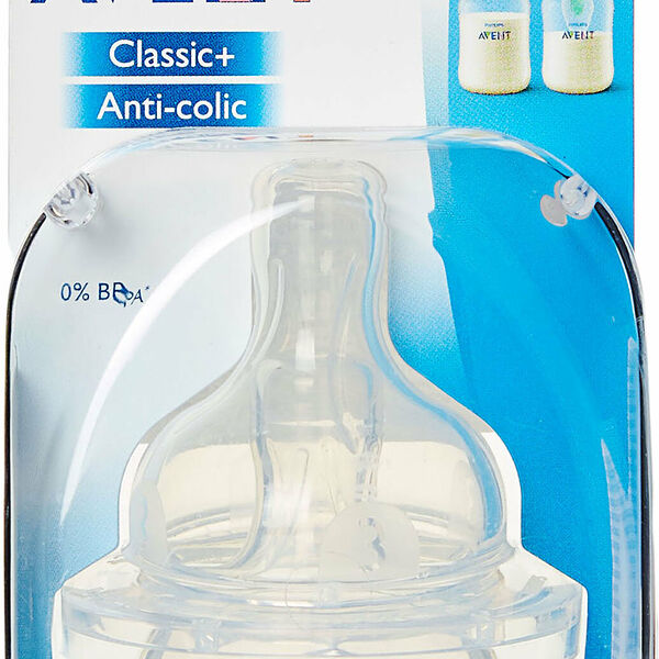Cоска Avent Anti-Colic со средним потоком с 3 месяцев арт. SCF633/27 2 шт