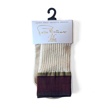 Носки женские Pierre Mantoux Calzino chic цвет 5552 nudo размер 1-2, Италия