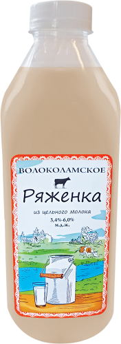 Ряженка Волоколамское 3.4-6% 950мл