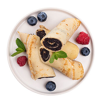 Блинчики с маковой начинкой Уже Готово, 4 шт в наборе