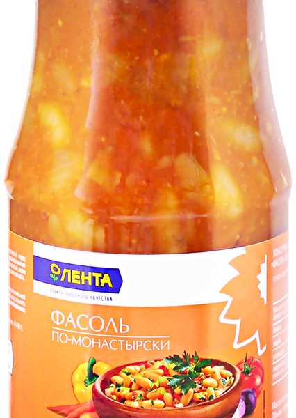 Фасоль ЛЕНТА По-монастырски с овощами