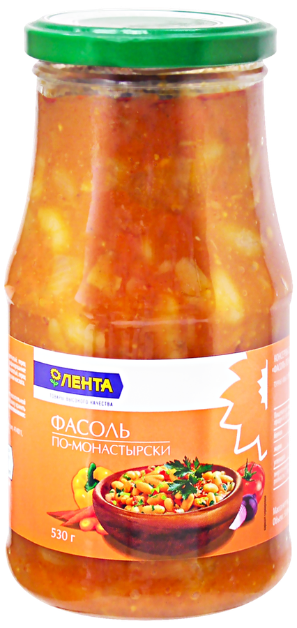 

Фасоль ЛЕНТА По-монастырски с овощами