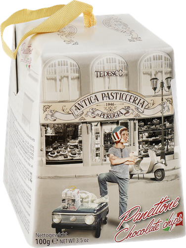 

Кулич Granducale Панеттоне с кусочками шоколада 100 г
