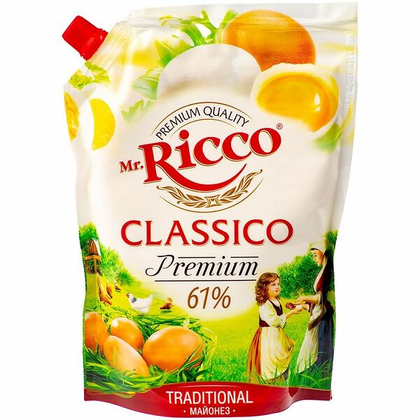 Майонез Mr. Ricco Classico 61%