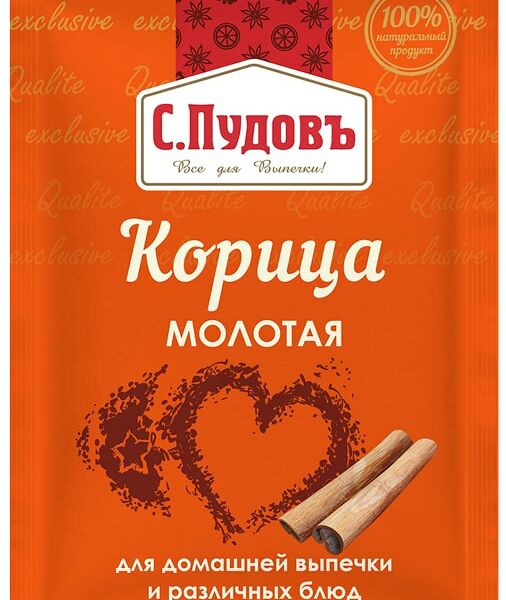 Корица С.Пудовъ молотая 25г