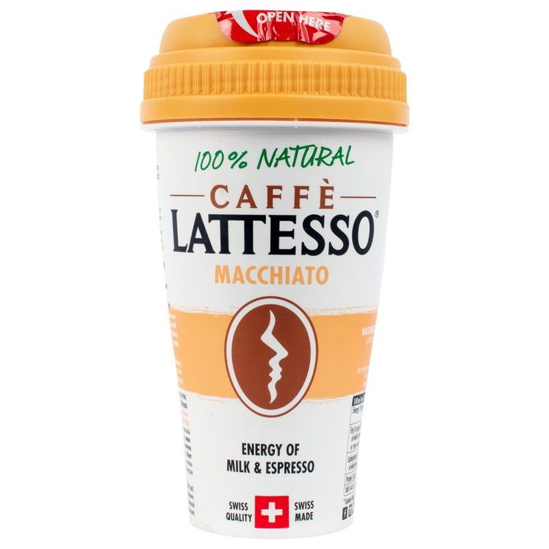 

Напиток кофейный Lattesso Macchiato с печеньем 3.9% 250 мл