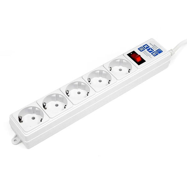 Фильтр-удлинитель Power Cube SPG-B-10-WHITE 3м 5 розеток, белый 10А/2,2кВт