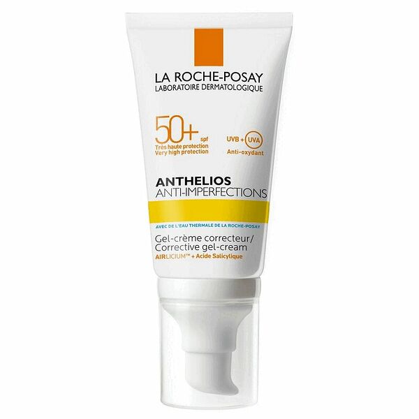 La Roche-Posay Anthelios гель-крем для жирной, проблемной и склонной к акне кожи лица 50 мл SPF 50+