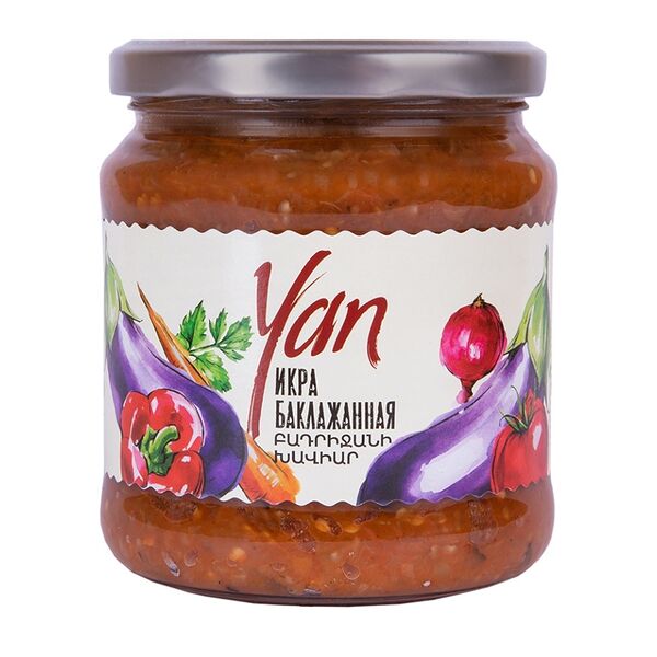 Икра из баклажанов YAN