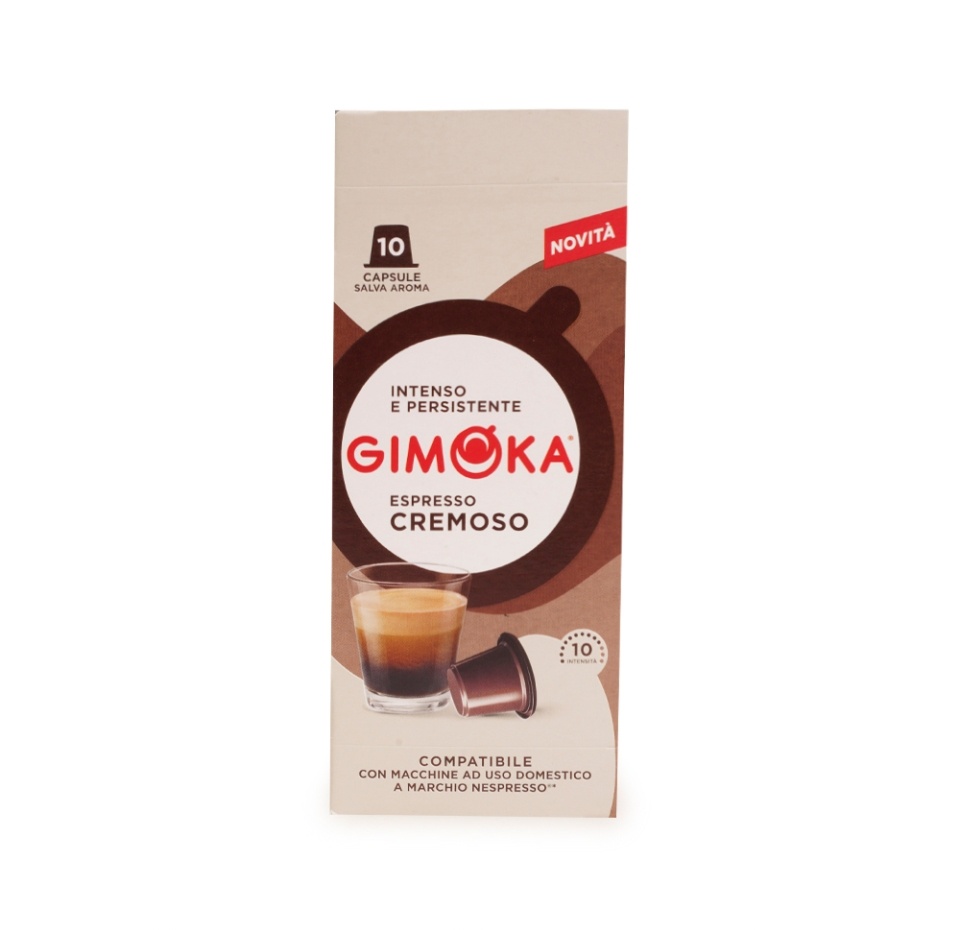 

Кофе в капсулах формата Nespresso Gimoka Cremoso 10 капсул 50 г