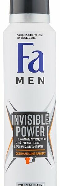 Дезодорант Fa Xtreme Invisible спрей мужской