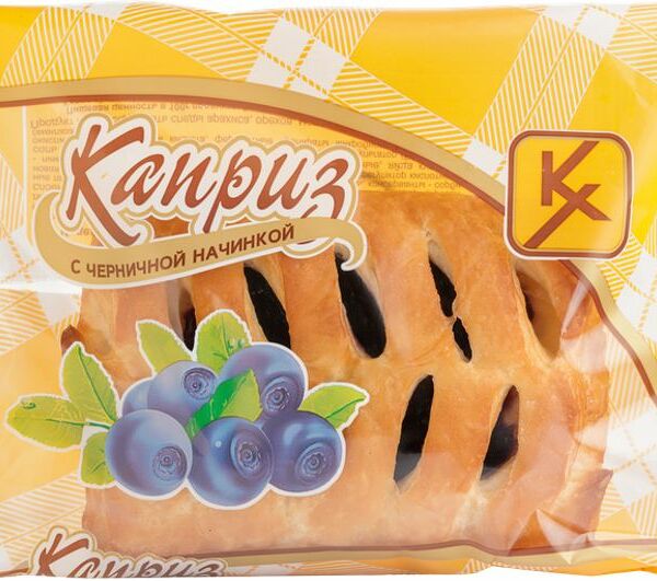 Слойка Клинский Каприз с черничной начинкой 80г